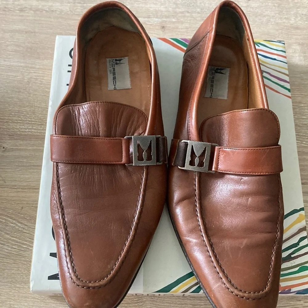Men's Brown Leather Loafers
